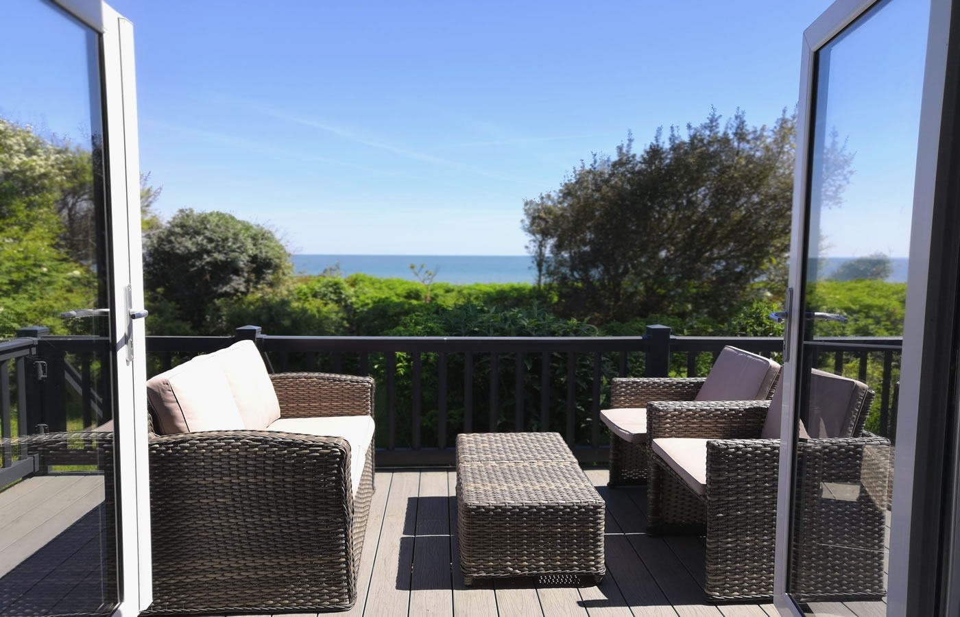 Bayview Holiday Lodge rental with sea views Suffolk Coast