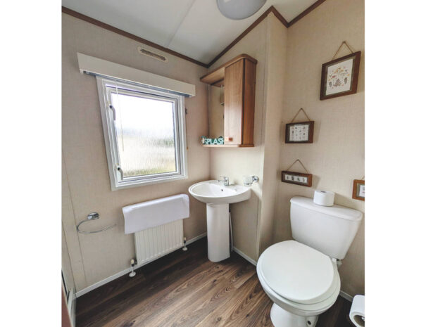 Toilet and shower room.